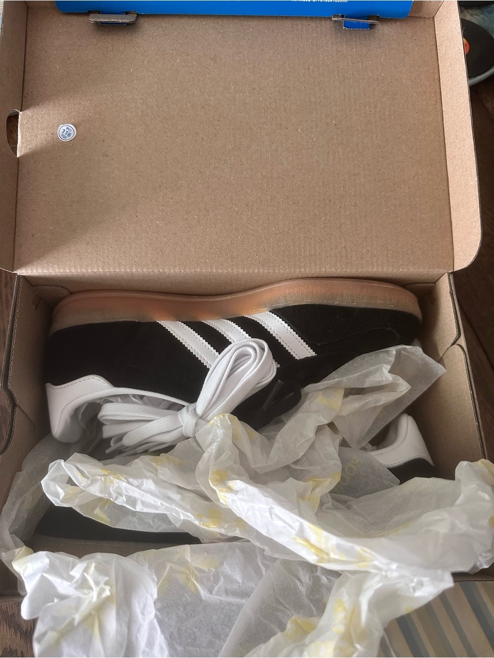 Adidas Black Gazelle Indoor Shoes
